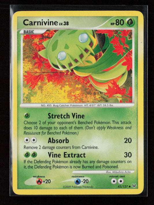 Carnivine (43) Uncommon Platinum 43/127 LP