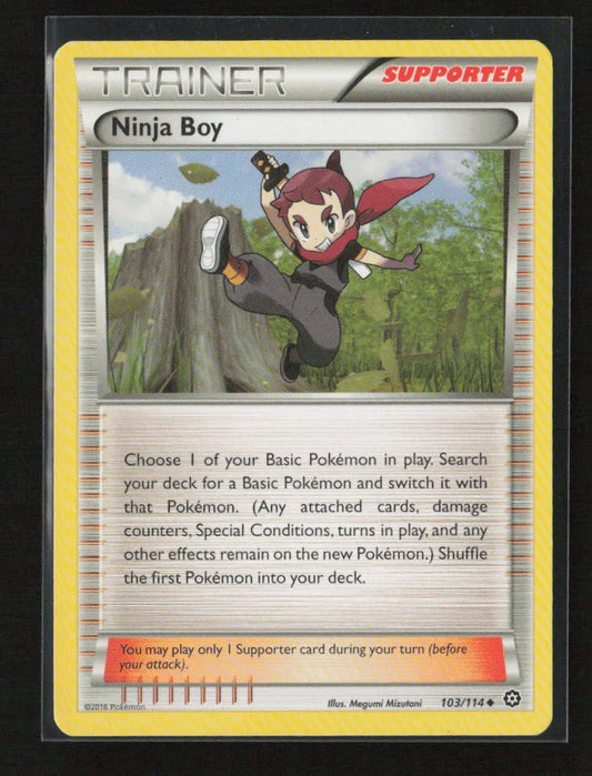 Ninja Boy Uncommon XY - Steam Siege 103/114 LP - Kang's Collectibles