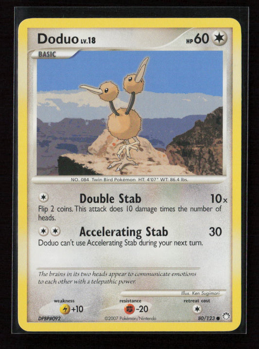 Doduo Common Mysterious Treasures 80/123 LP