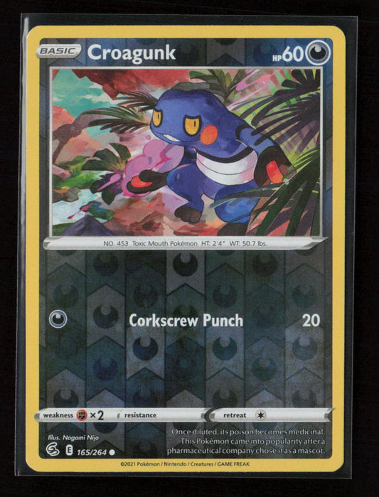 Croagunk Common SWSH08: Fusion Strike 165/264 LP