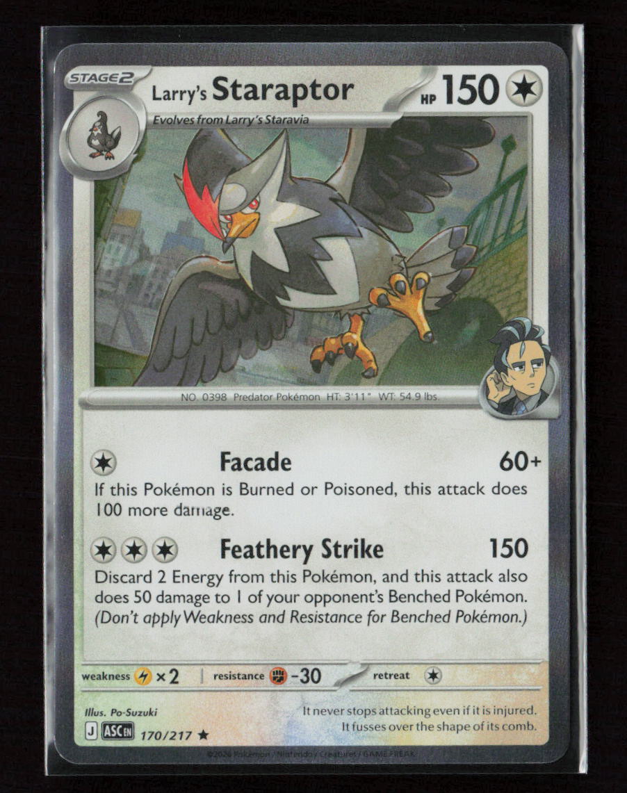 Larry's Staraptor - Rare ME: Ascended Heroes 170/217 NM