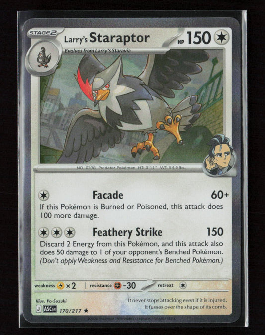 Larry's Staraptor - Rare ME: Ascended Heroes 170/217 NM