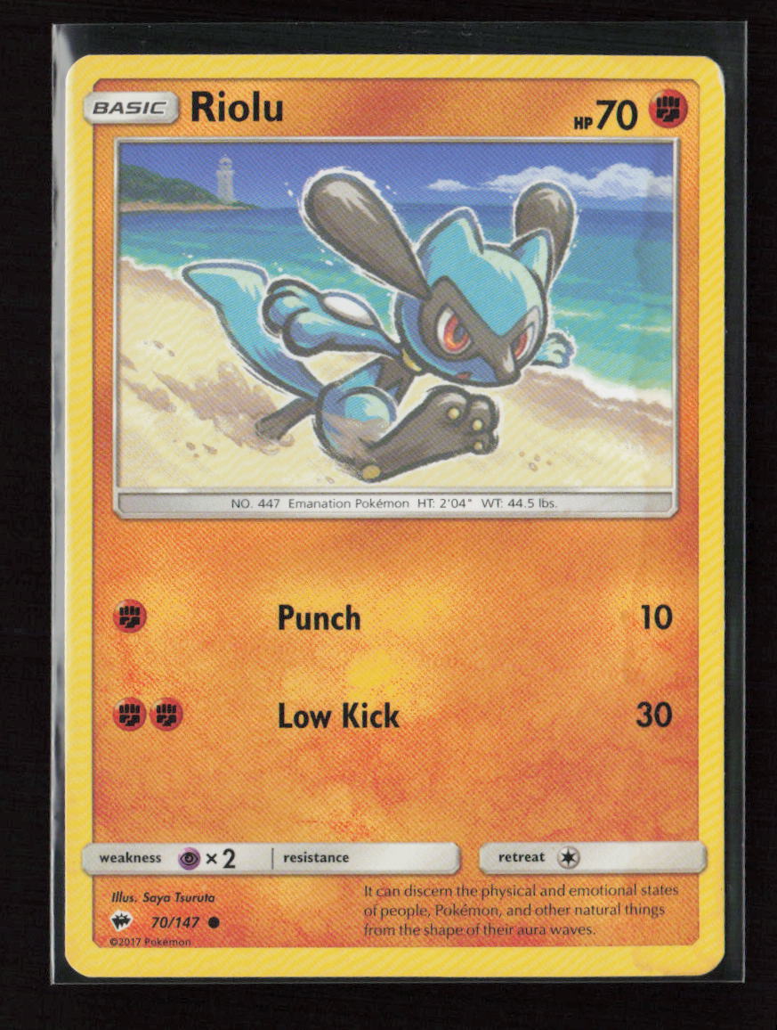 Riolu Common SM - Burning Shadows 70/147 LP