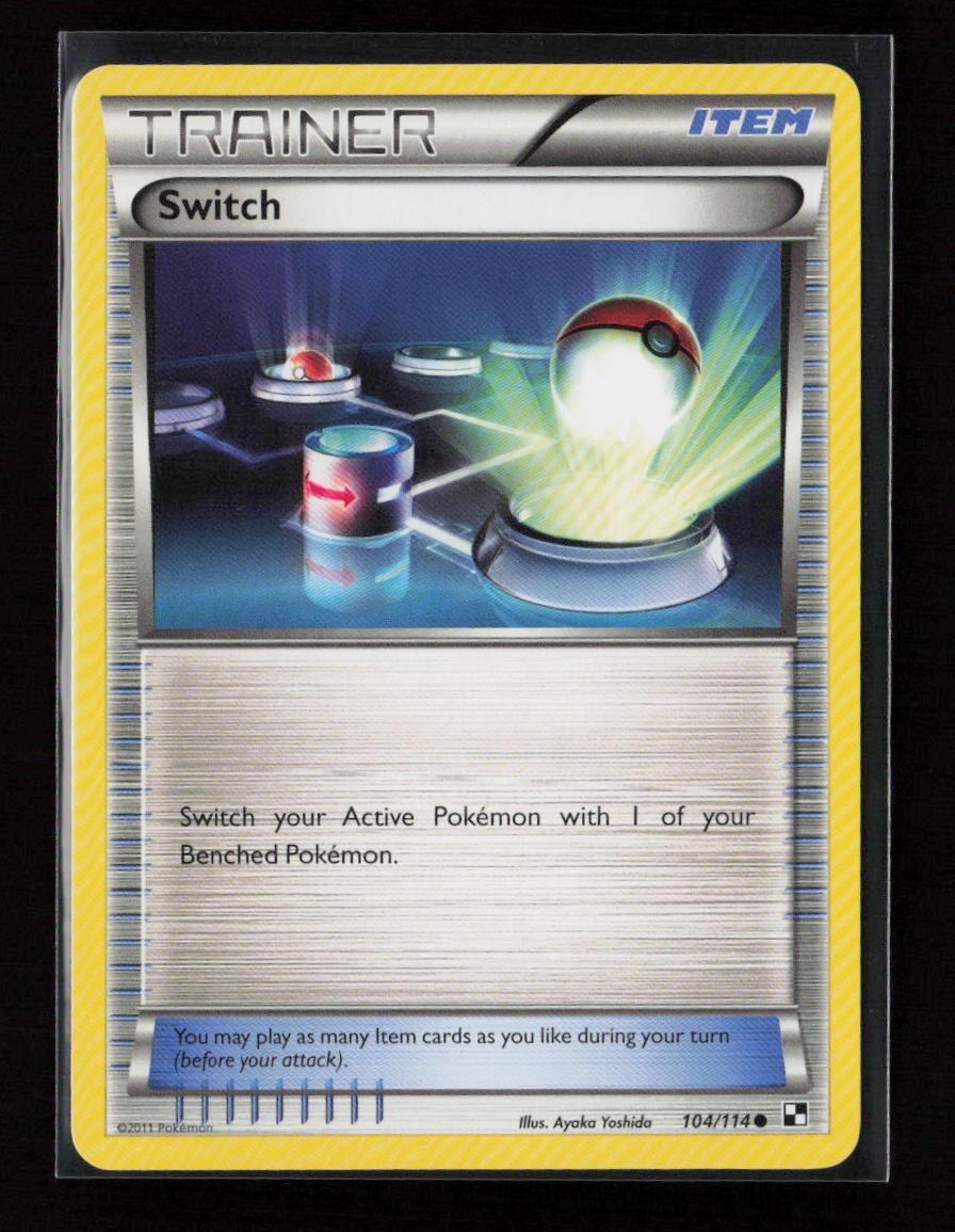 Switch Common Black and White 104/114 NM