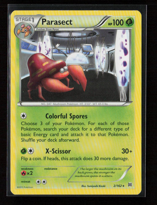 Parasect Rare XY - BREAKthrough 2/162 LP