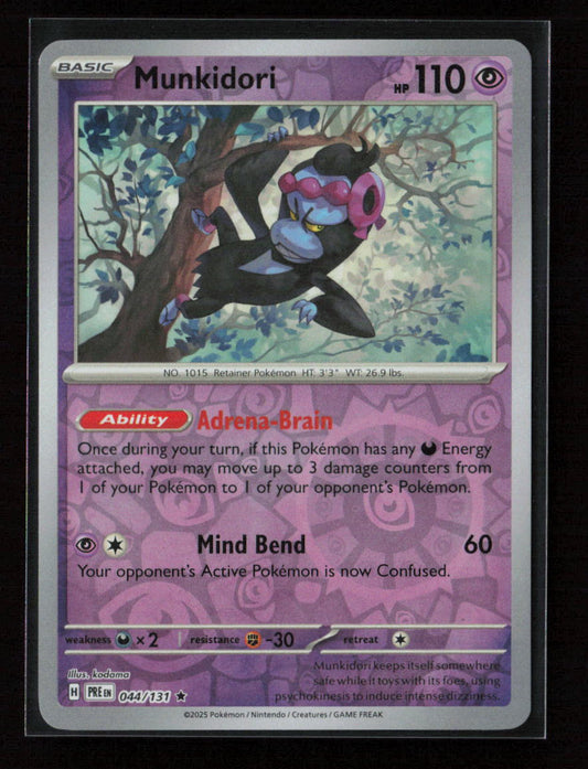 Munkidori Rare SV: Prismatic Evolutions 044/131 NM