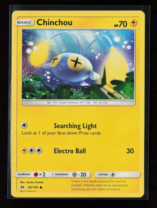 Chinchou Common SM Base Set 49/149 LP