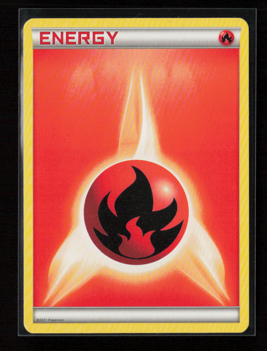 Fire Energy (2011 Unnumbered) Promo League & Championship Cards NM