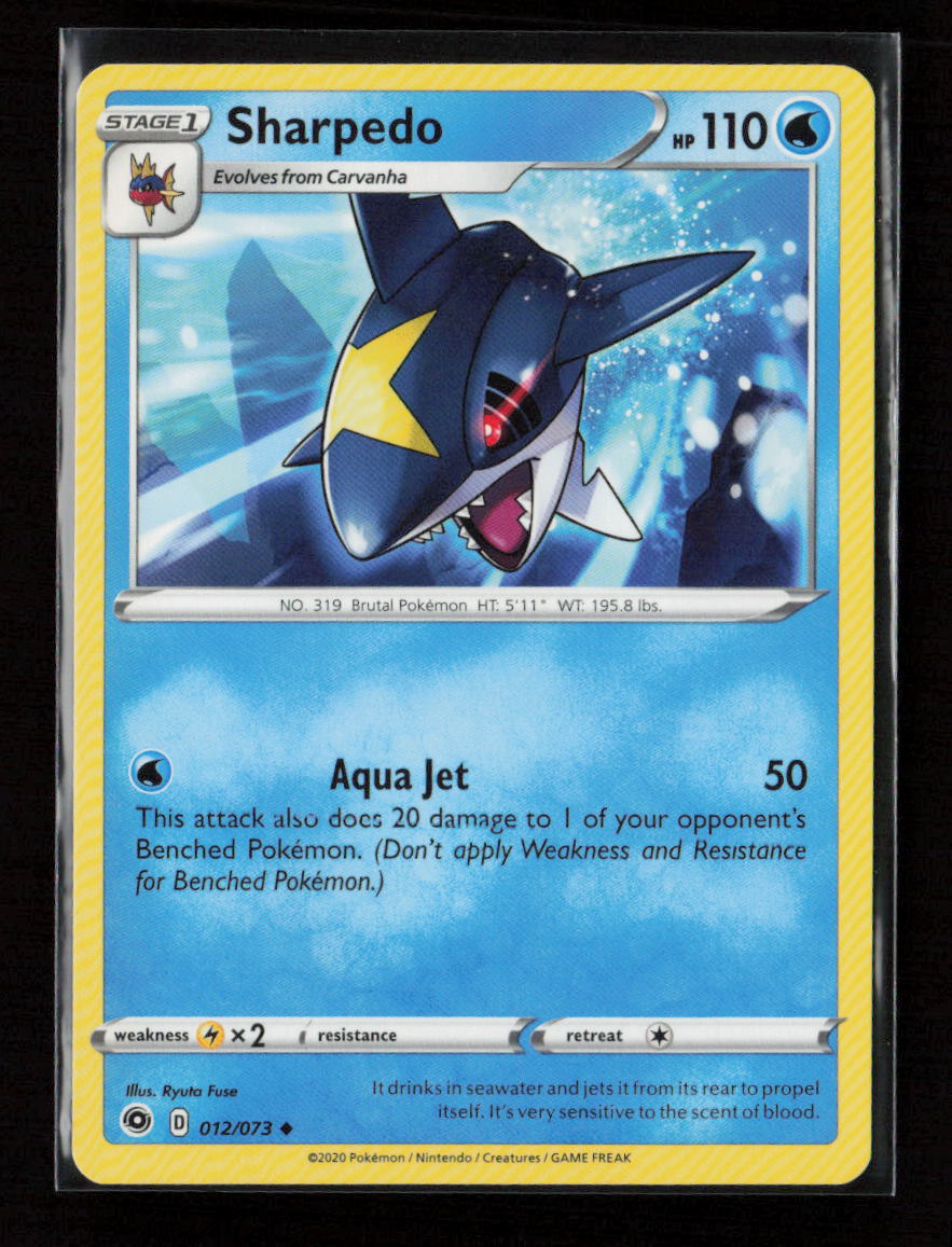 Sharpedo Uncommon Champion's Path 12/73 LP