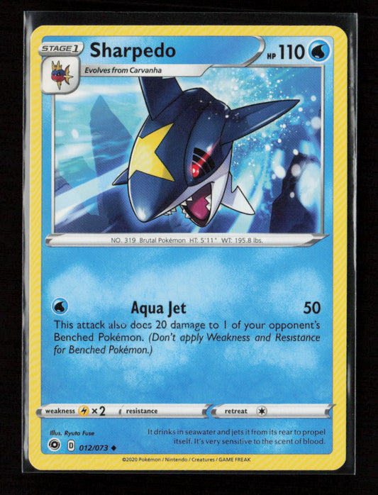 Sharpedo Uncommon Champion's Path 12/73 LP