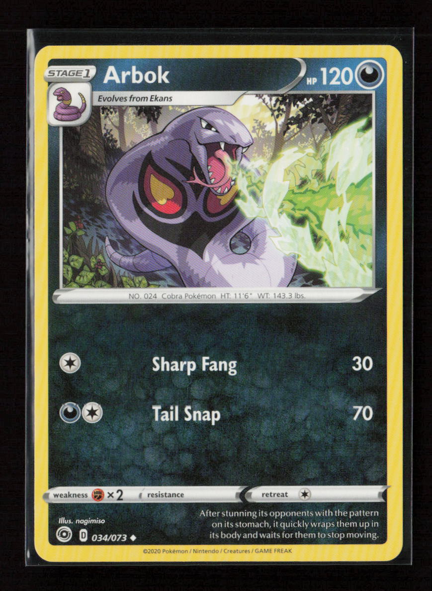 Arbok Uncommon Champion's Path 34/73 LP