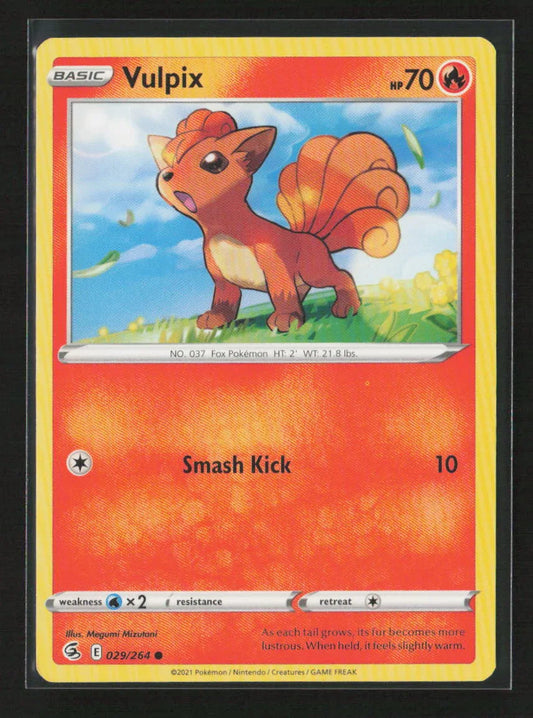 Vulpix (29) Common SWSH08: Fusion Strike 029/264 NM - Kang's Collectibles