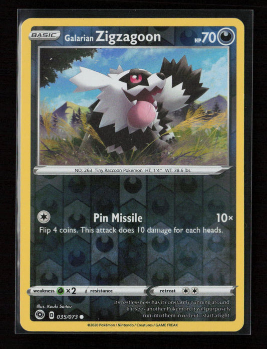 Galarian Zigzagoon Common Champion's Path 35/73 NM