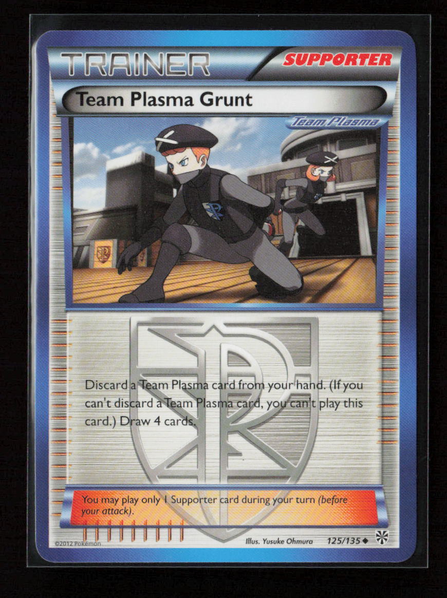 Team Plasma Grunt (Team Plasma) Uncommon Plasma Storm 125/135 NM