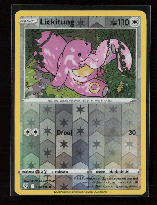 Lickitung Common SWSH11: Lost Origin 138/196 LP - Kang's Collectibles