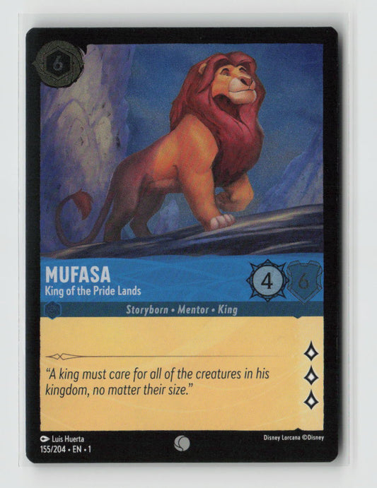 Mufasa - King of the Pride Lands Common The First Chapter 155/204 NM