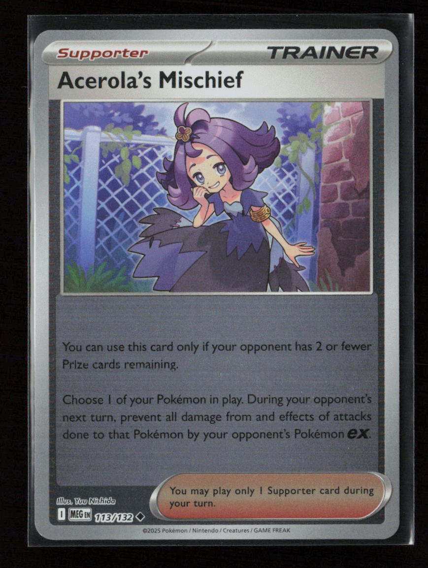 Acerola's Mischief Uncommon ME: Ascended Heroes 180/217 NM