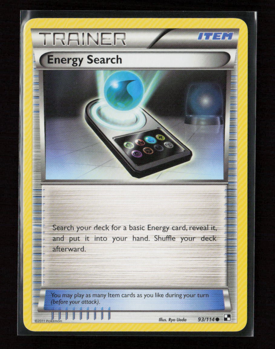 Energy Search Common Black and White 93/114 NM