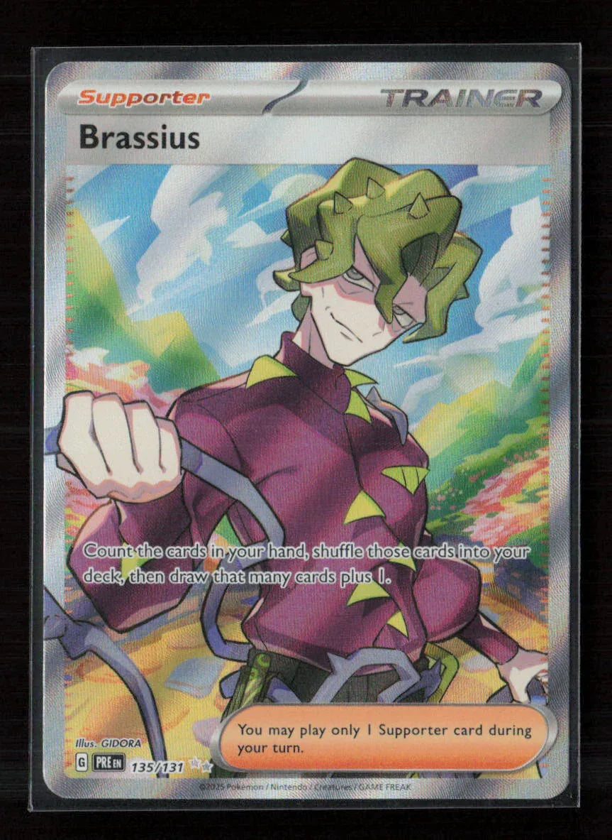 Brassius Ultra Rare SV: Prismatic Evolutions 135/131 NM - Kang's Collectibles