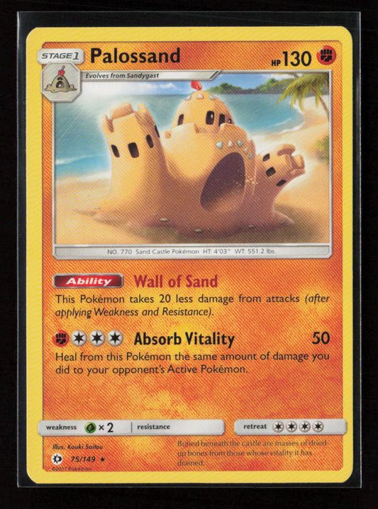 Palossand Rare SM Base Set 75/149 LP