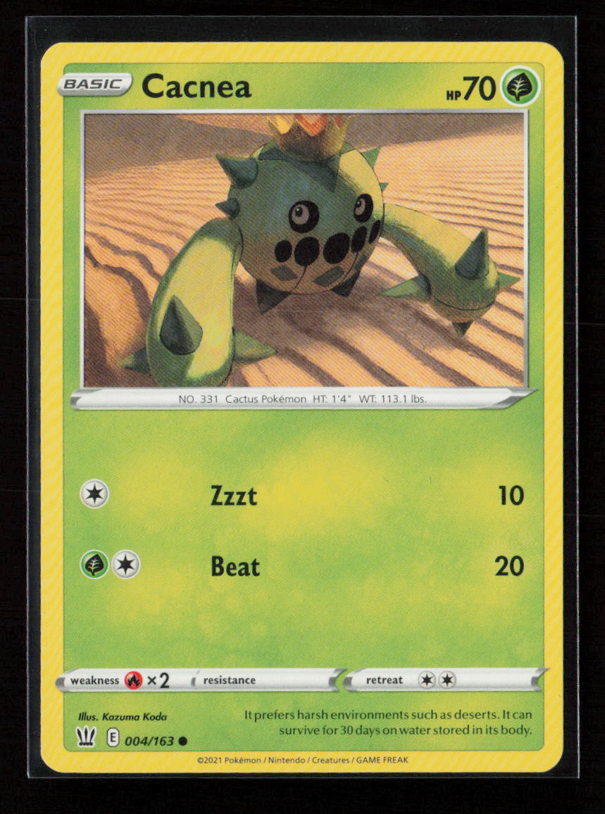 Cacnea Common SWSH05: Battle Styles 004/163 NM