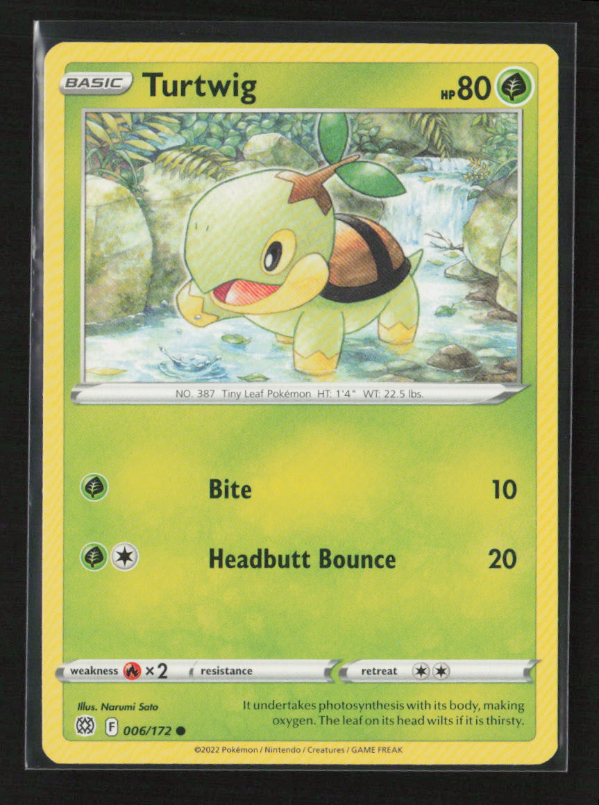 Turtwig Common SWSH09: Brilliant Stars 006/172 LP