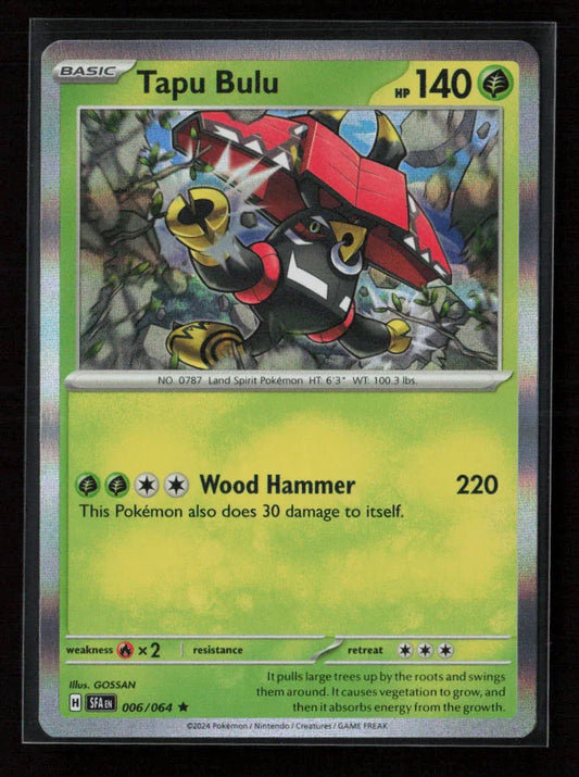 Tapu Bulu - Rare SV: Shrouded Fable 006/064 NM - Kang's Collectibles