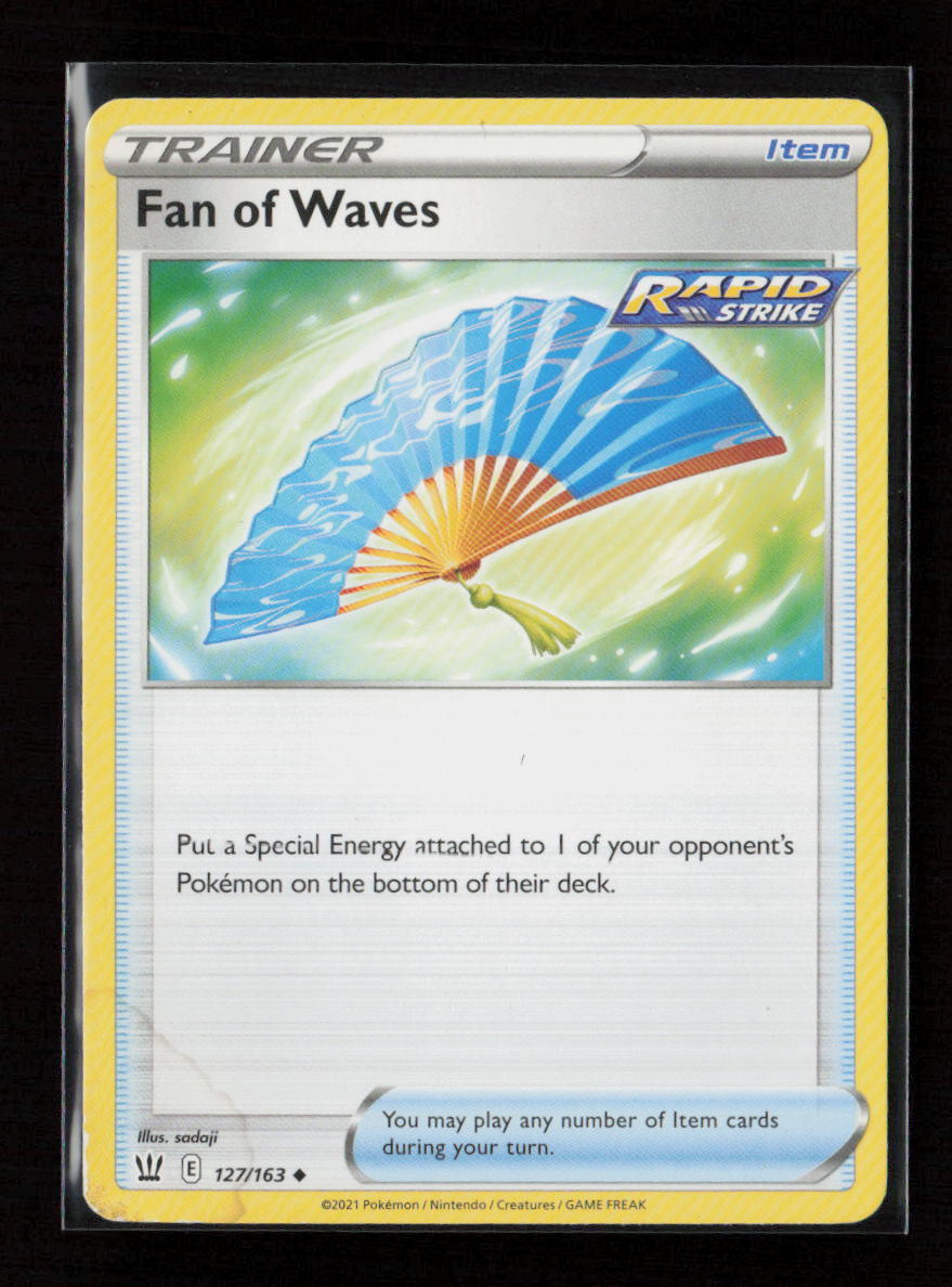 Fan of Waves Uncommon SWSH05: Battle Styles 127/163 LP