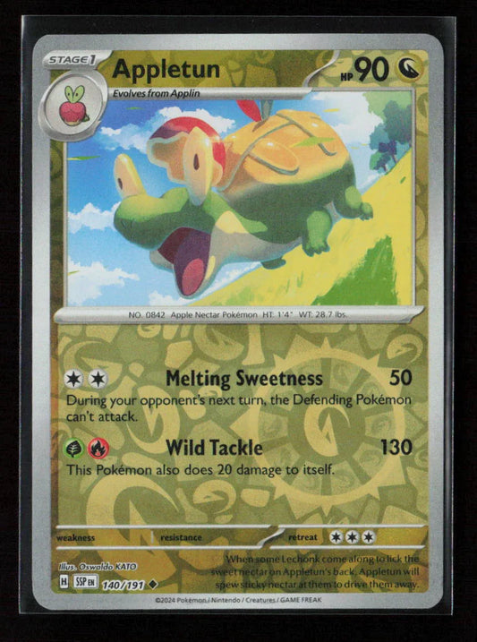 Appletun - Uncommon SV08: Surging Sparks 140/191 NM - Kang's Collectibles