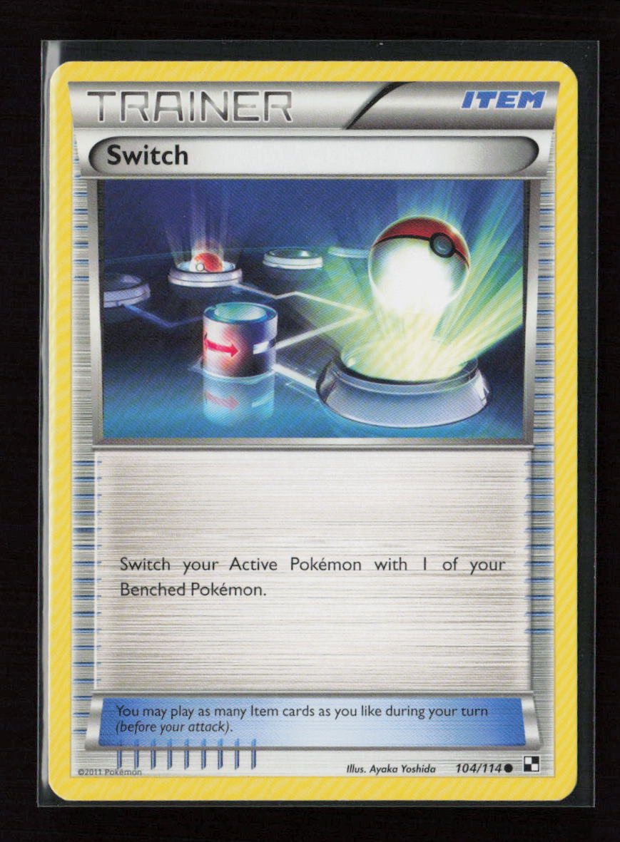 Switch Common Black and White 104/114 NM