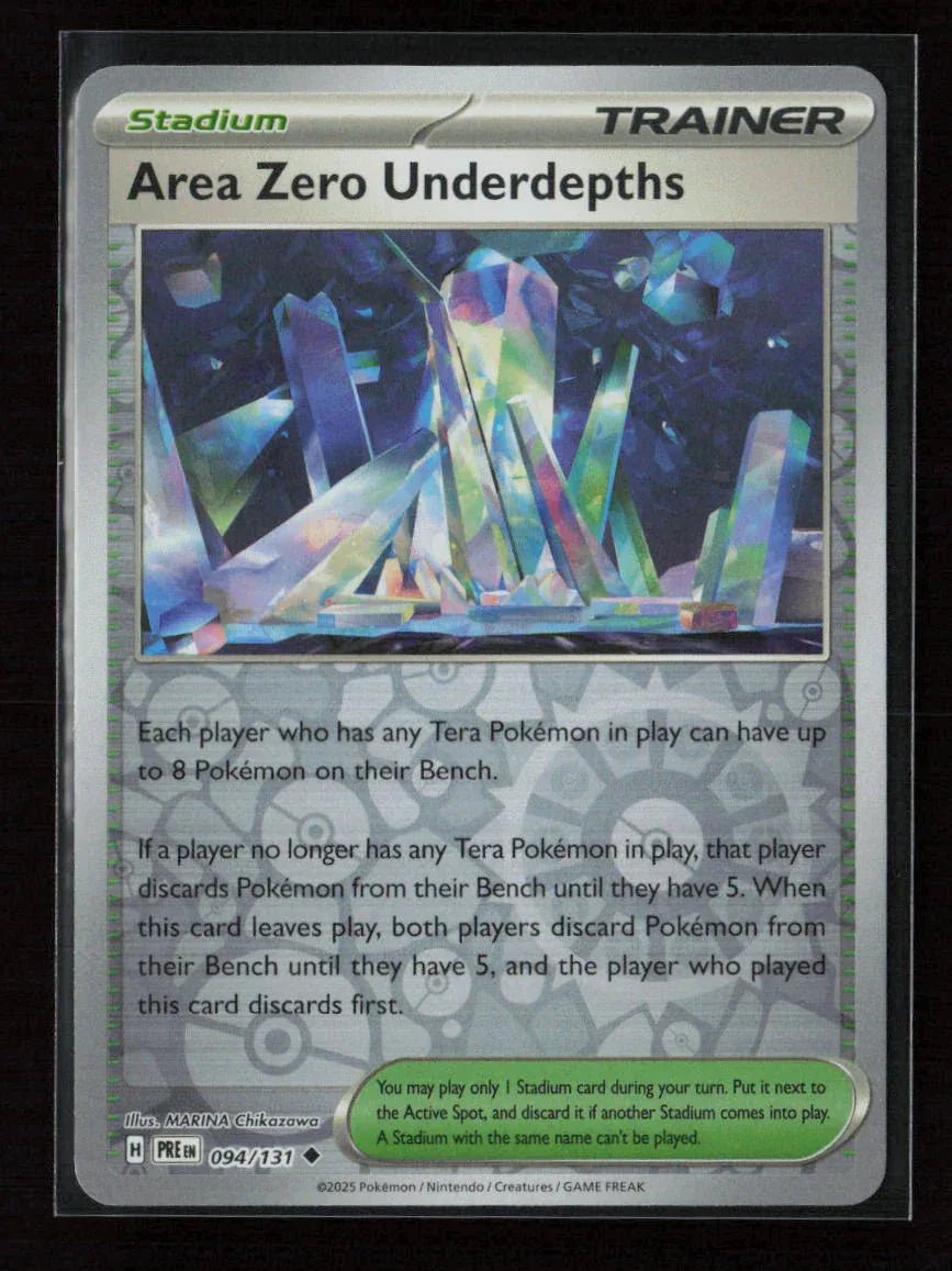 Area Zero Underdepths Uncommon SV: Prismatic Evolutions 094/131 NM - Kang's Collectibles