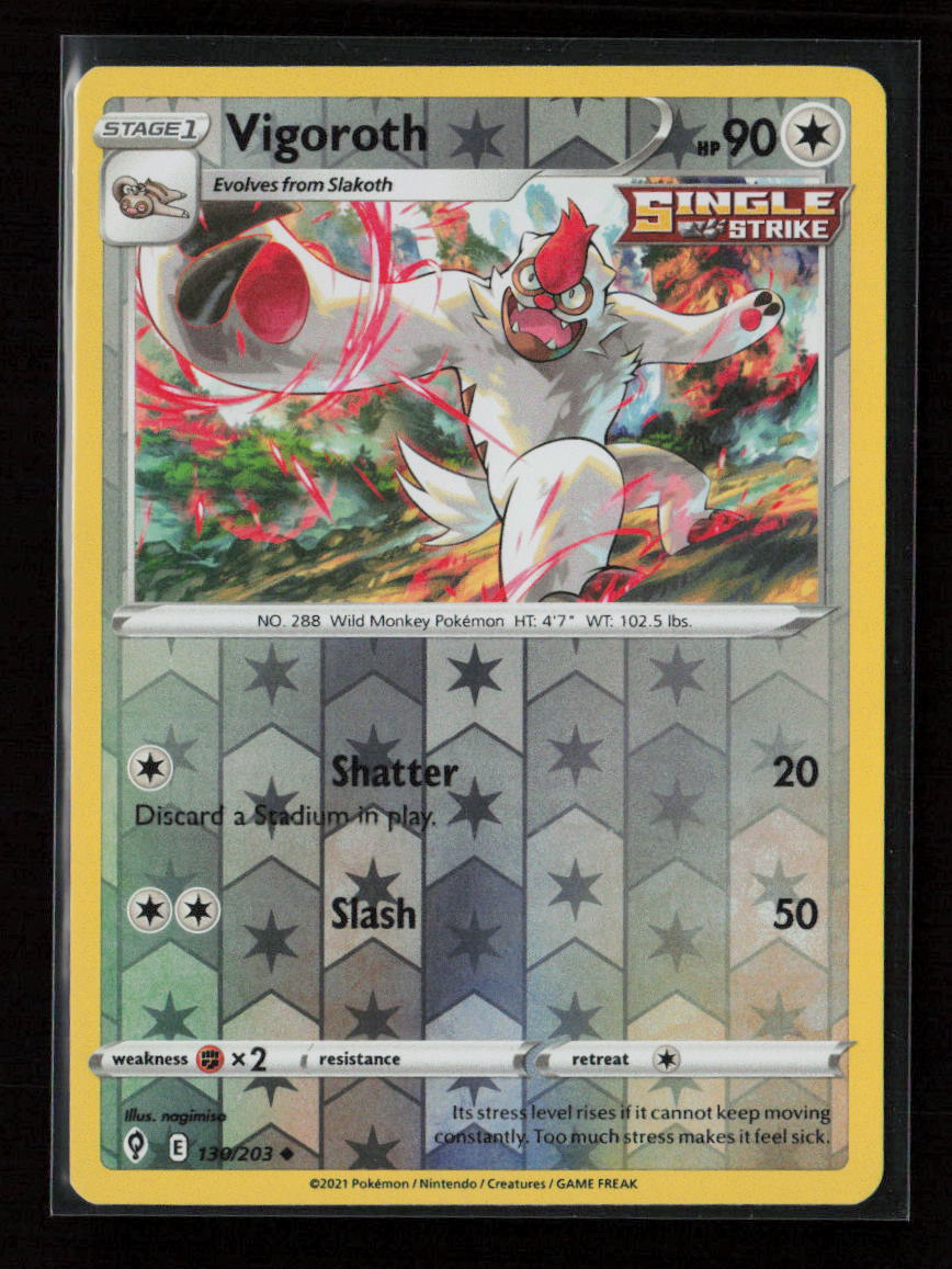 Vigoroth Uncommon SWSH07: Evolving Skies 130/203 NM