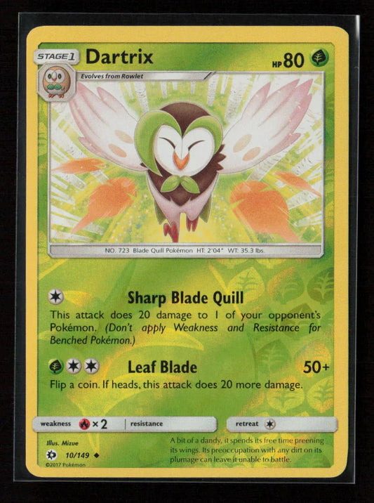 Dartrix Uncommon SM Base Set 10/149 NM - Kang's Collectibles
