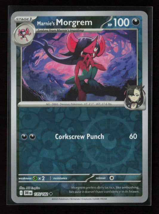 Marnie's Morgrem Uncommon SV10: Destined Rivals 135/182 NM - Kang's Collectibles