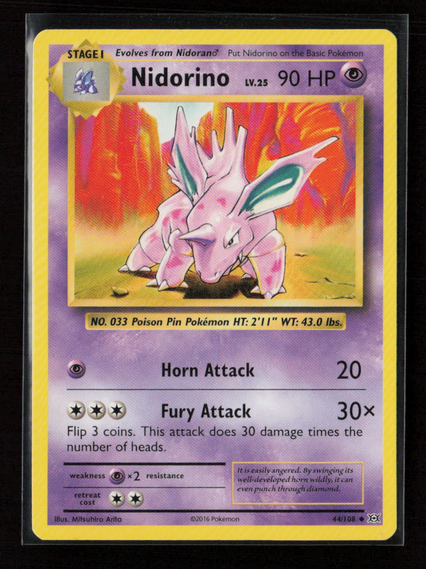 Nidorino Uncommon XY - Evolutions 44/108 LP
