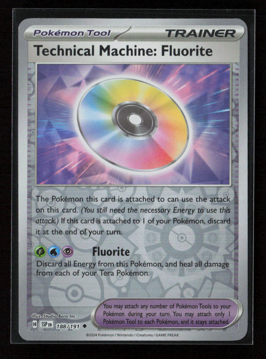 Technical Machine: Fluorite Uncommon SV08: Surging Sparks 188/191 NM