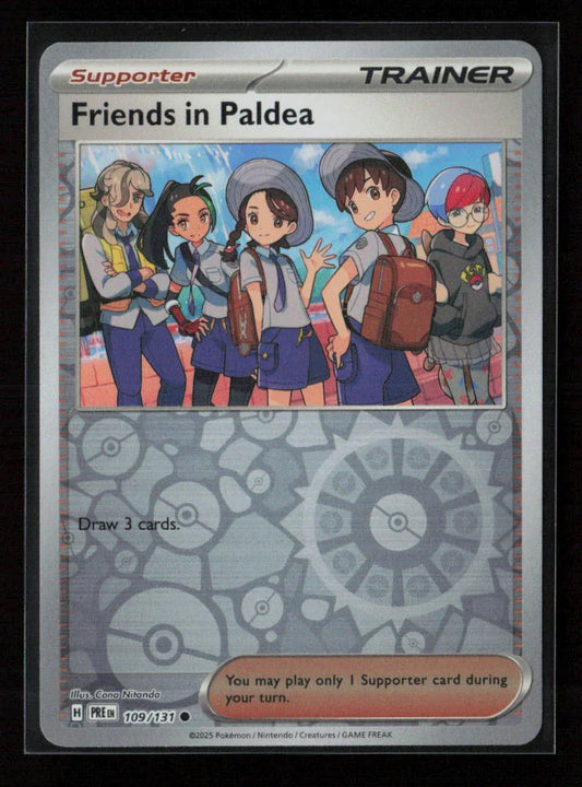 Friends in Paldea - Common SV: Prismatic Evolutions 109/131 NM - Kang's Collectibles