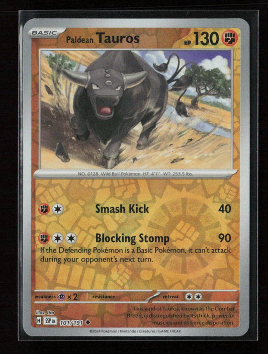 Paldean Tauros - Uncommon SV08: Surging Sparks 101/191 NM - Kang's Collectibles