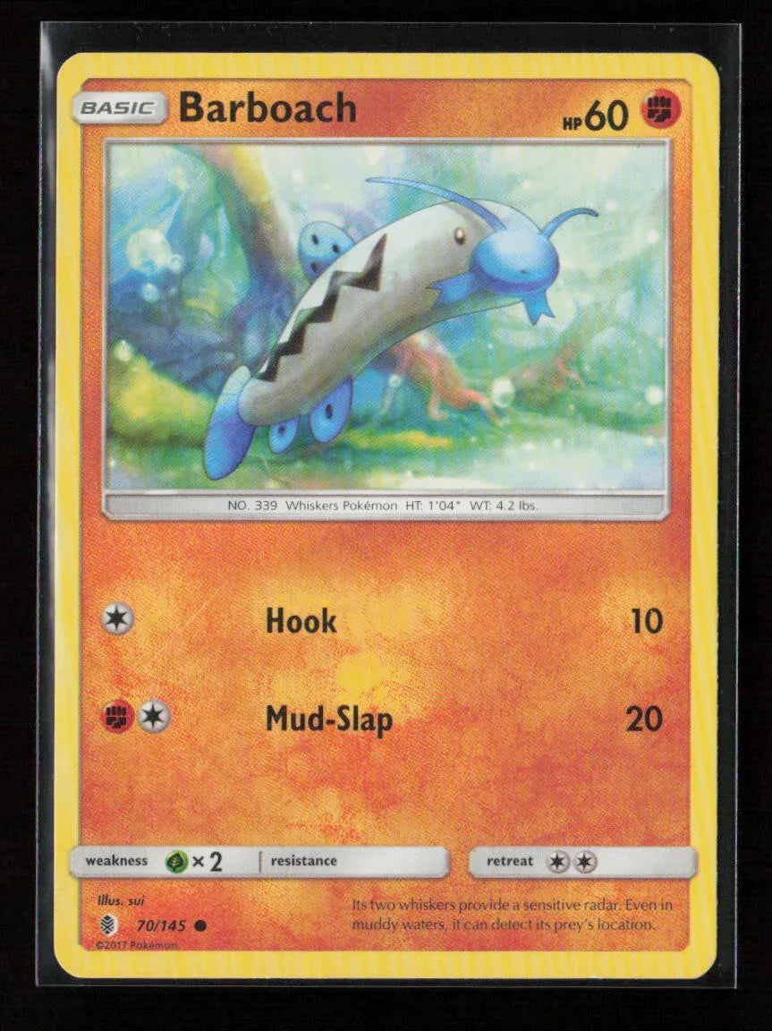 Barboach Common SM - Guardians Rising 70/145 NM - Kang's Collectibles