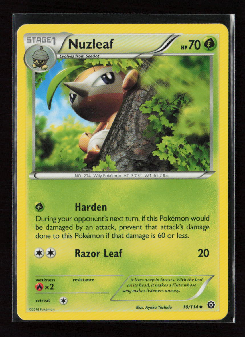 Nuzleaf Uncommon XY - Steam Siege 10/114 LP