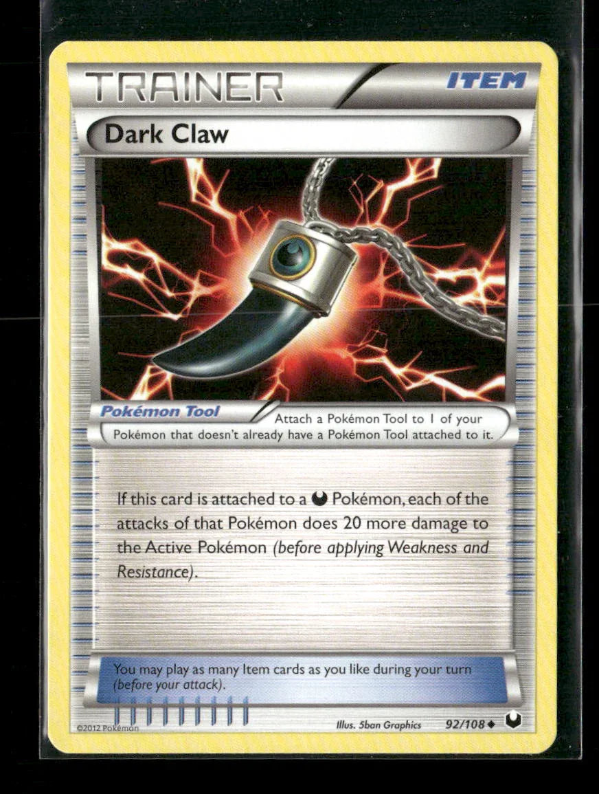 Dark Claw Uncommon Dark Explorers 92/108 LP - Kang's Collectibles