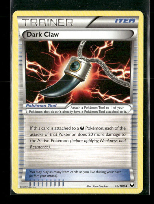 Dark Claw Uncommon Dark Explorers 92/108 LP - Kang's Collectibles