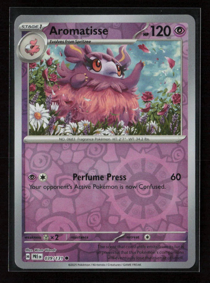Aromatisse Common SV: Prismatic Evolutions 039/131 NM - Kang's Collectibles