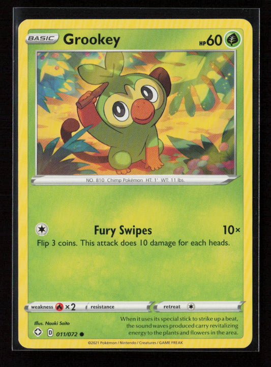 Grookey Common Shining Fates 011/072 LP