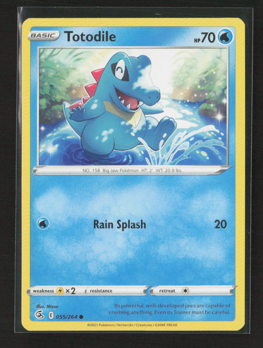 Totodile Common SWSH08: Fusion Strike 055/264 LP