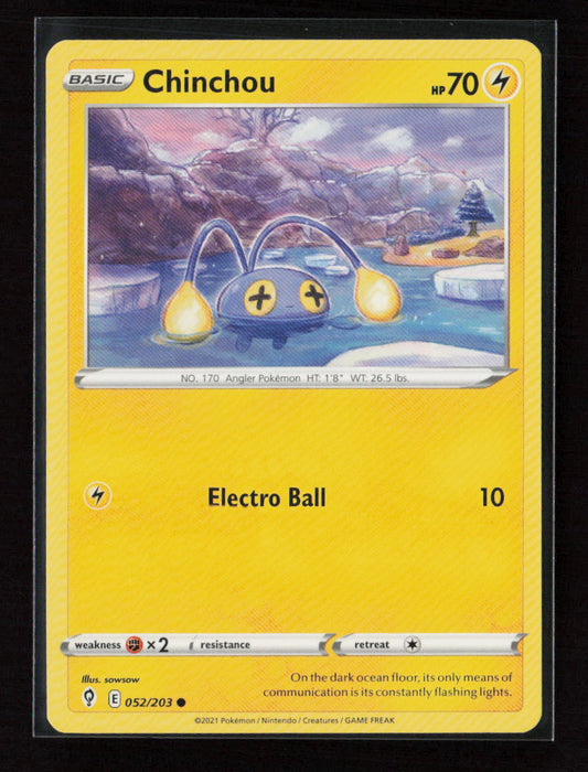 Chinchou Common SWSH07: Evolving Skies 052/203 LP