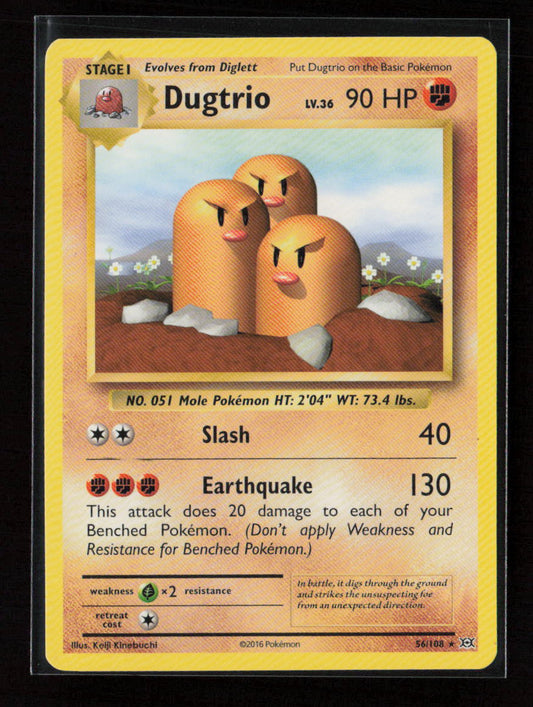 Dugtrio Rare XY - Evolutions 56/108 LP