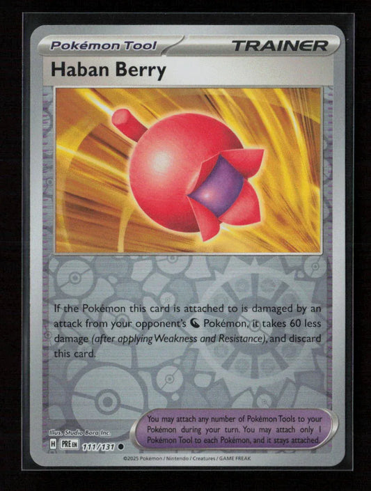 Haban Berry Common SV: Prismatic Evolutions 111/131 NM - Kang's Collectibles
