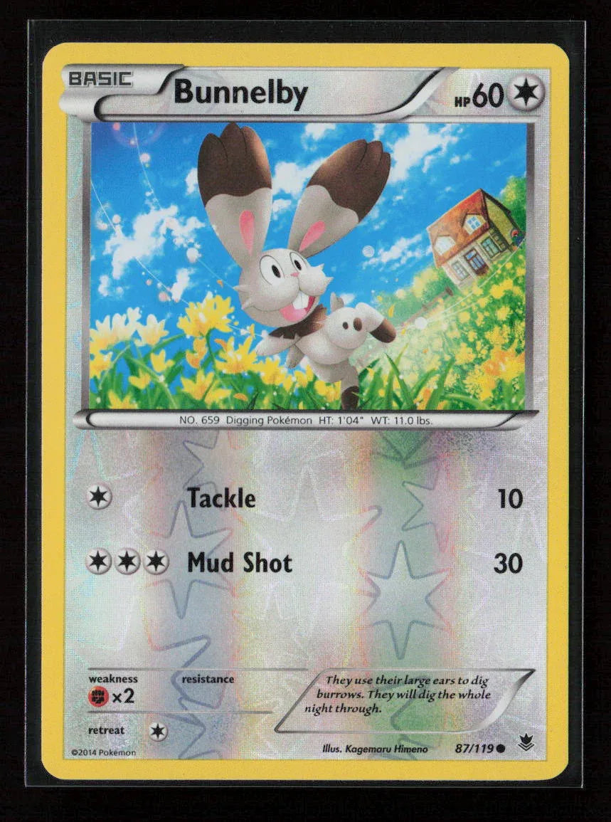 Bunnelby Common XY - Phantom Forces 87/119 NM - Kang's Collectibles