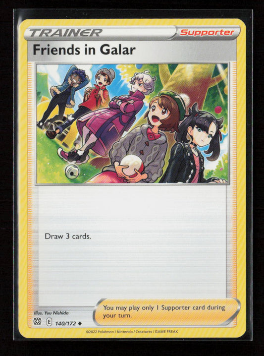 Friends in Galar Uncommon SWSH09: Brilliant Stars 140/172 LP